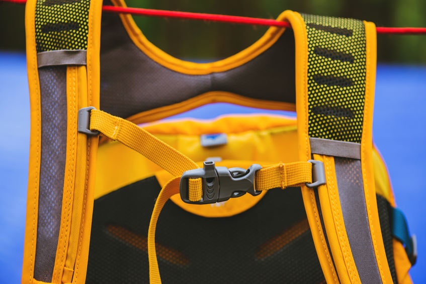 gelb 25 mm Rucksack Brustgurt für Schulranzen neu 