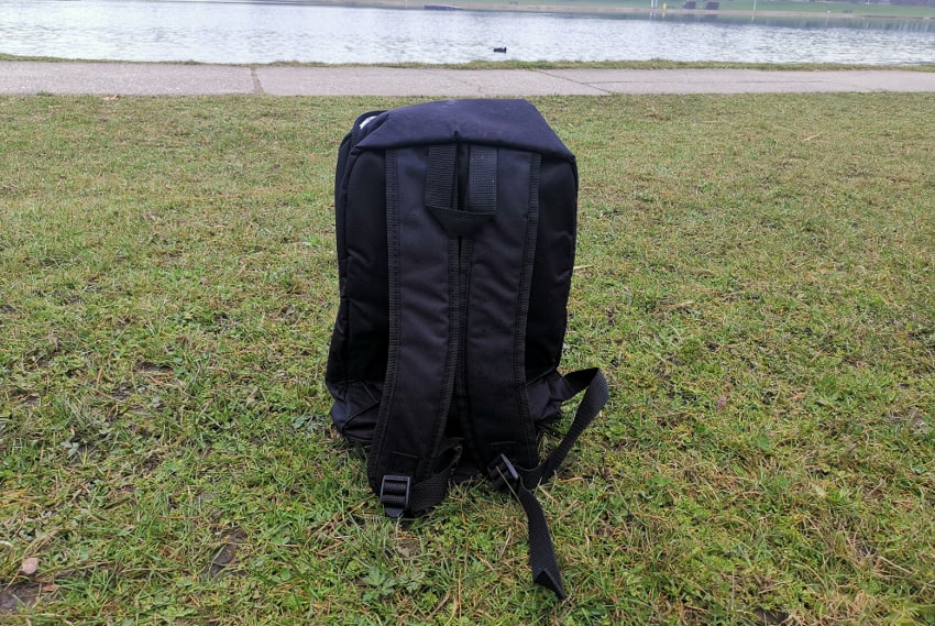 Pearl Kühlrucksack schwarz Rückseite